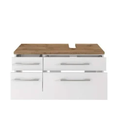 Wohnen Stauraum Badschrank mit Siphon-Ausschnitt - Enwicos I