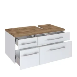 Wohnen Stauraum Badschrank mit Siphon-Ausschnitt - Enwicos I