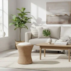 Stauraum Hocker Sabato aus Rattan^Wohnen Sale