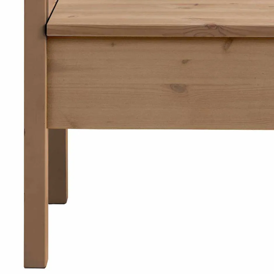 Wohnen Stauraumbank Giurgia aus Kiefer massiv