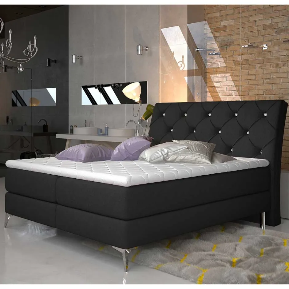 Stauraumbett mit Matratzen und Topper - Bonzai^Wohnen Discount