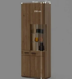 Stauraumvitrine Wohnzimmerschrank 2-türig - Crupean^Wohnen Best