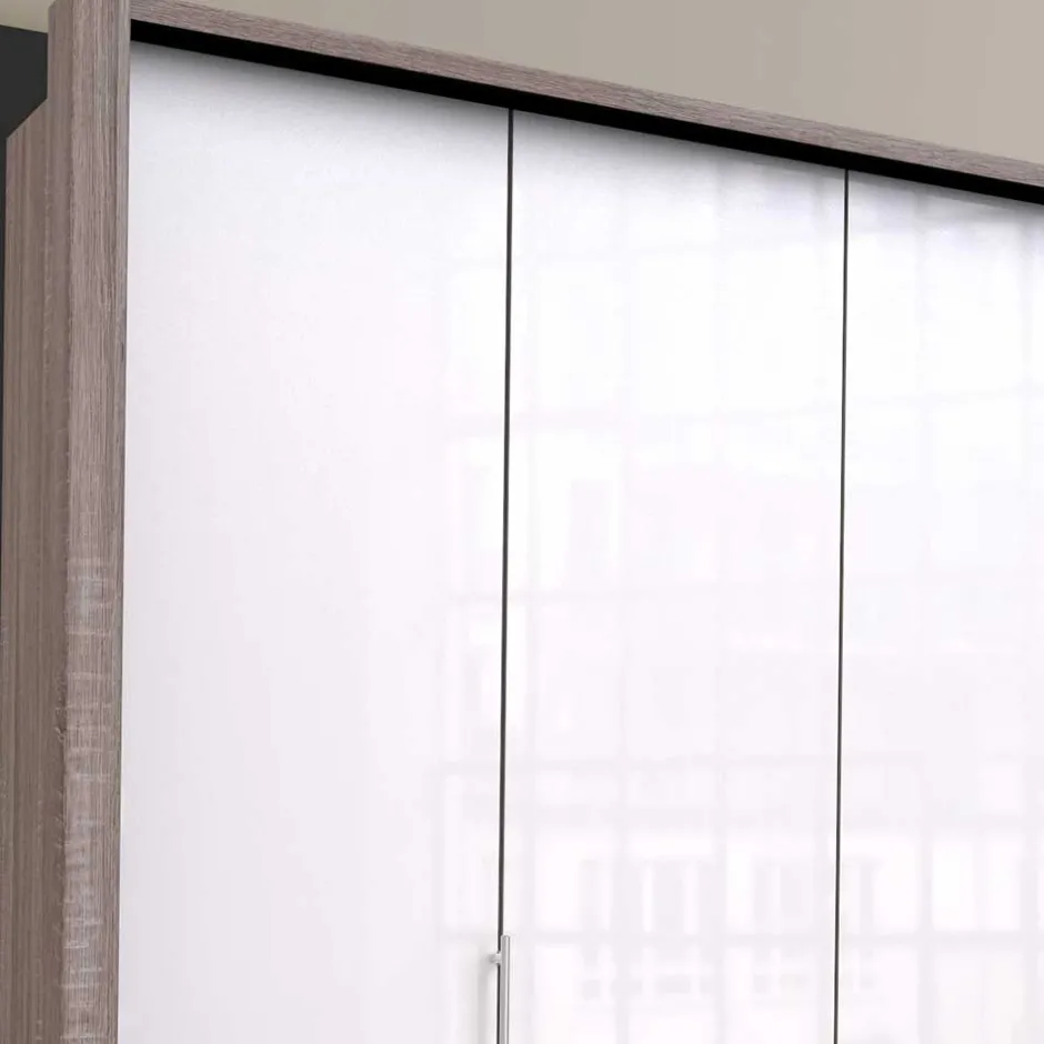 Wohnen Stauraumwunder Kleiderschrank mit 3 Falttüren - Empresian