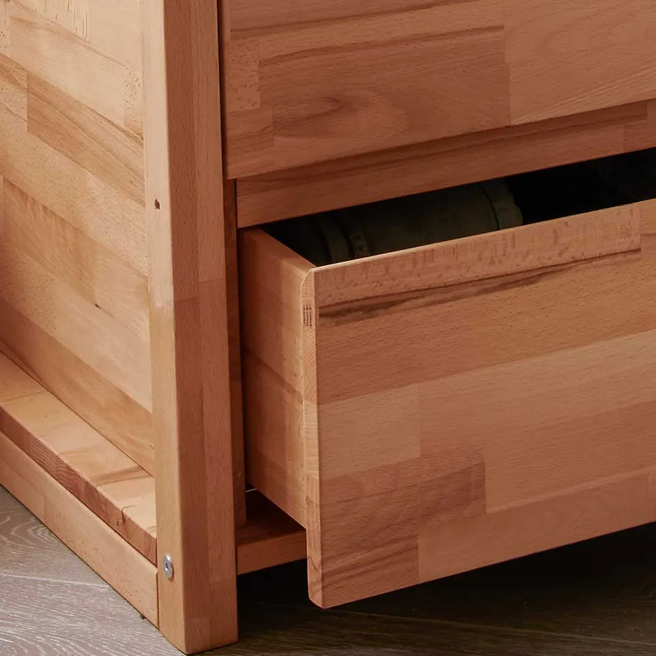 Wohnen Stehende Garderobe mit zwei Schubladen - Cosimo