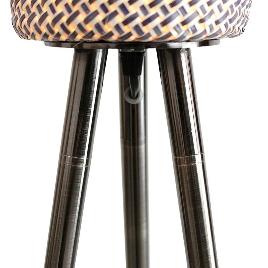 Stehlampe mit Seegras Geflecht Schirm - Ciranzo^Wohnen Best