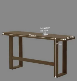 Wohnen Stehtisch Bank aus Recyclingholz Teak - Sincony