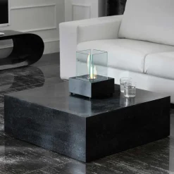 Stein Couchtisch Luvega in Schwarz^Wohnen Outlet