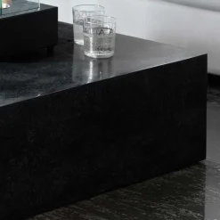 Stein Couchtisch Luvega in Schwarz^Wohnen Outlet