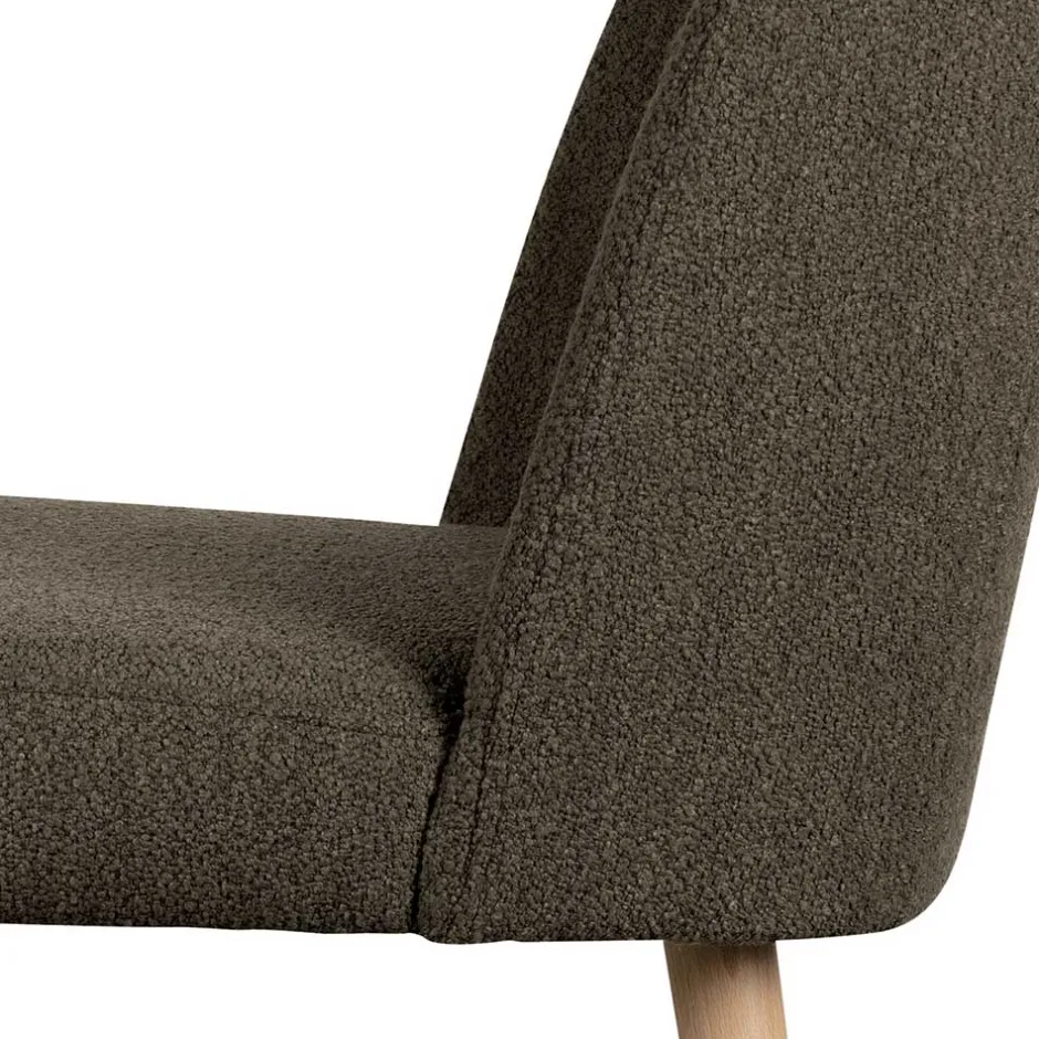 Stühle aus braunem Boucle Stoff - Convilla (2er Set)^Wohnen Sale