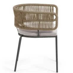 Wohnen Stühle aus Kordelgeflecht Beige - Wanisha (4er Set)