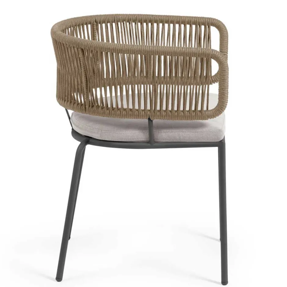 Wohnen Stühle aus Kordelgeflecht Beige - Wanisha (4er Set)