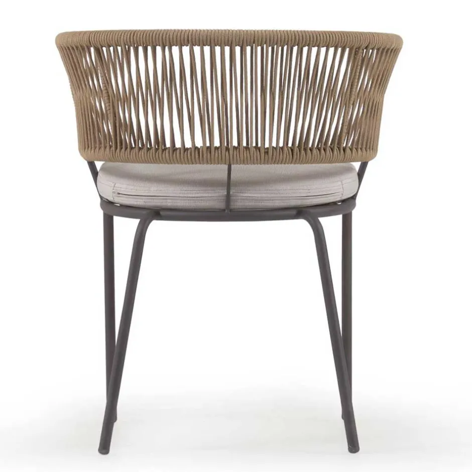 Wohnen Stühle aus Kordelgeflecht Beige - Wanisha (4er Set)