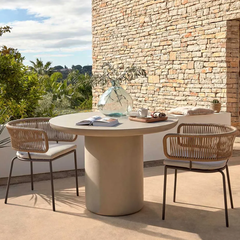 Wohnen Stühle aus Kordelgeflecht Beige - Wanisha (4er Set)