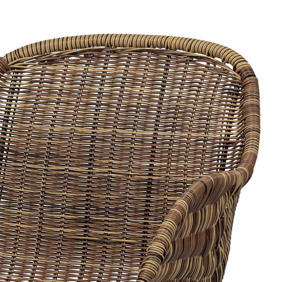 Stühle aus Kunstrattan in Beigegrau - Simonas (2er Set)^Wohnen Best