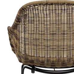 Stühle aus Kunstrattan in Beigegrau - Simonas (2er Set)^Wohnen Best