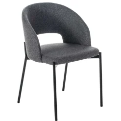 Stühle aus Strukturstoff Grau - Makimona (2er Set)^Wohnen Sale