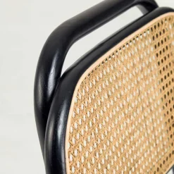 Wohnen Stühle aus Ulme & Rattan & Stoff - Boxtan (2er Set)