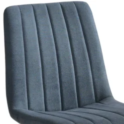 Wohnen Stühle in Blaugrau und Schwarz - Filio (4er Set)