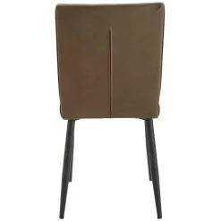 Stühle in Braun Kunstleder - Freiburg (2er Set)^Wohnen Clearance