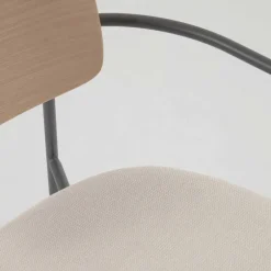 Stühle in Eiche & Beige & Schwarz - Salute (4er Set)^Wohnen