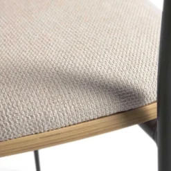 Stühle in Eiche & Beige & Schwarz - Salute (4er Set)^Wohnen