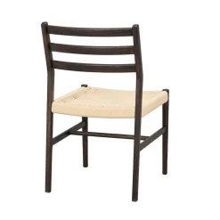 Wohnen Stühle in Eiche Dunkel und Beige - Sabina (2er Set)