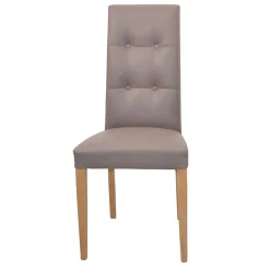 Wohnen Stühle in Hellbraun & Eiche - Drenada (2er Set)