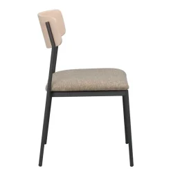 Stühle mit Polstersitz in Beige - Gora (2er Set)^Wohnen Discount