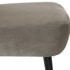 Wohnen Stoff Sessel ohne Armlehnen in Beigegrau - Filax