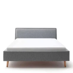 Stoffbett im Skandinavischen Stil in Grau - Cepter^Wohnen Discount