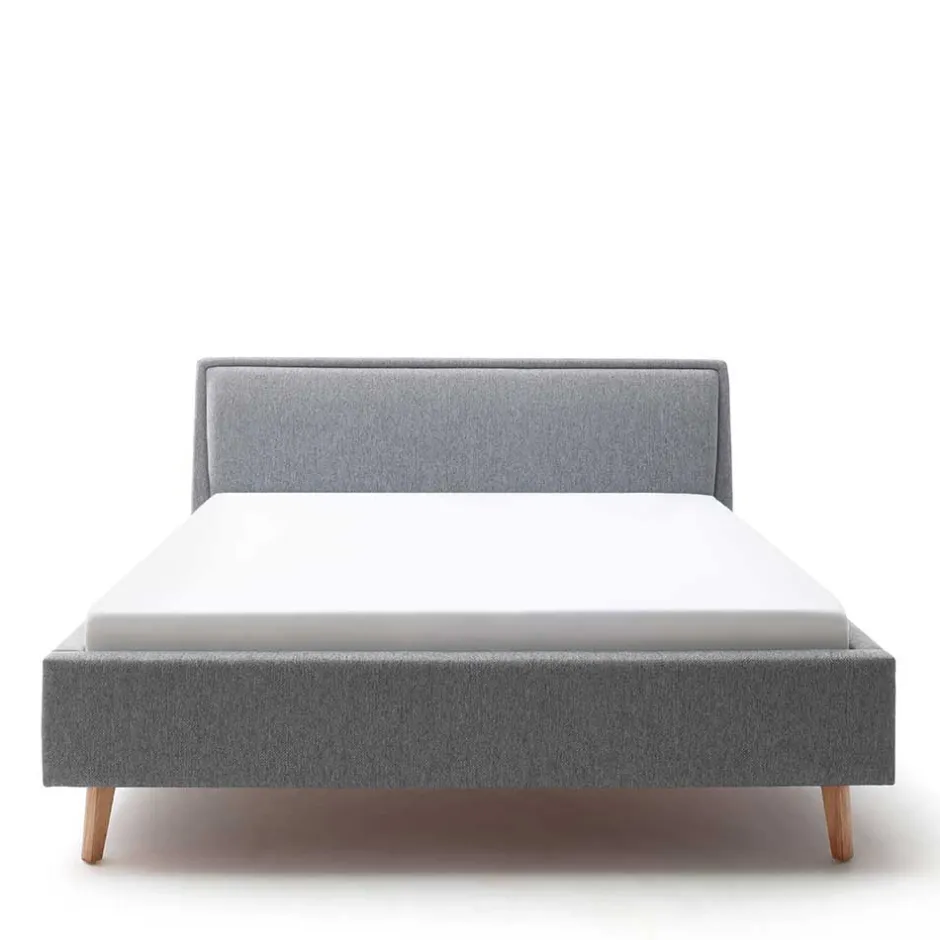 Stoffbett im Skandinavischen Stil in Grau - Cepter^Wohnen Discount
