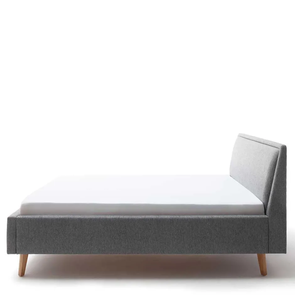 Stoffbett im Skandinavischen Stil in Grau - Cepter^Wohnen Discount