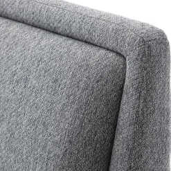 Stoffbett im Skandinavischen Stil in Grau - Cepter^Wohnen Discount