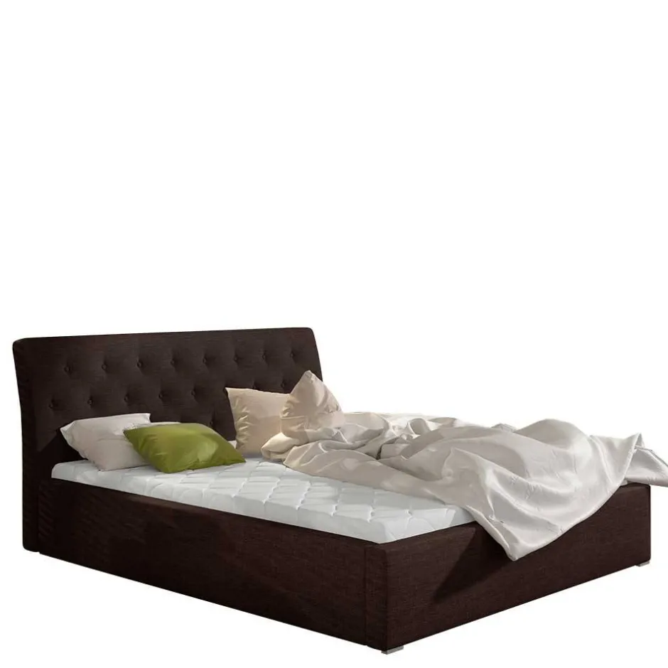 Wohnen Stoffbett in Braun - Svilia