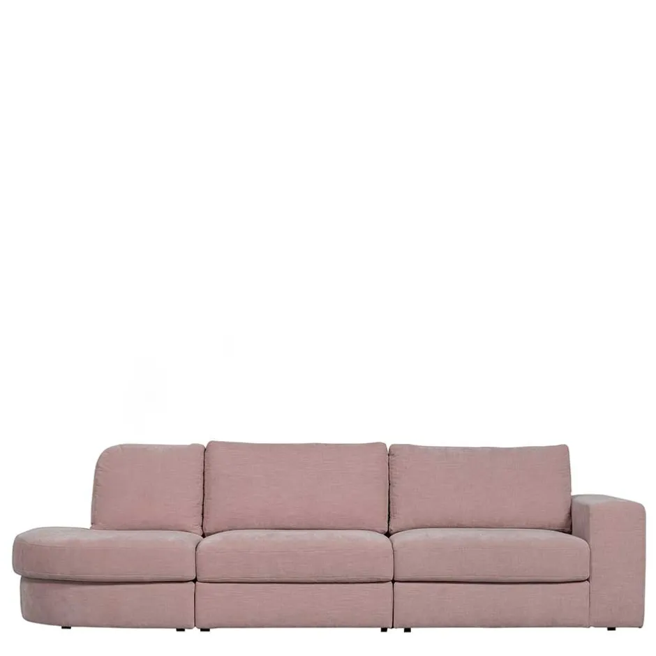Wohnen Stoffsofa mit Armlehne rechts in Rosa - Jilatov