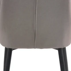 Wohnen Stoffstühle in hellem Grau - Manchester (2er Set)