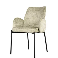 Struktursamt Polsterstuhl in Beige - Celona (2er Set)^Wohnen