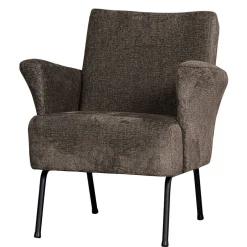Wohnen Strukturstoff Sessel in Graubraun - Lorenaru