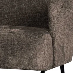Wohnen Strukturstoff Sessel in Graubraun - Lorenaru