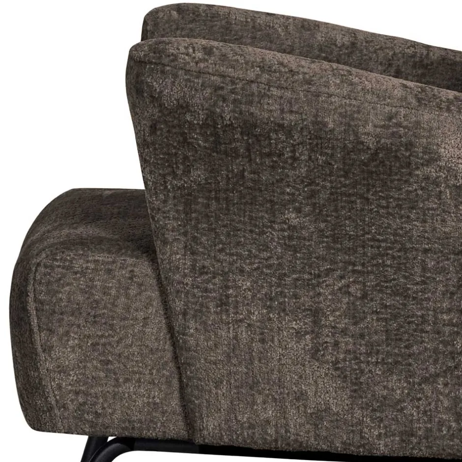 Wohnen Strukturstoff Sessel in Graubraun - Lorenaru