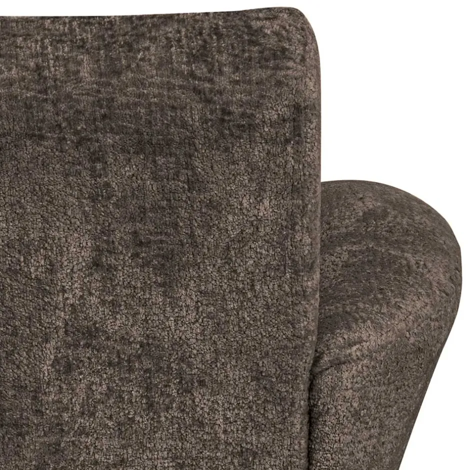 Wohnen Strukturstoff Sessel in Graubraun - Lorenaru