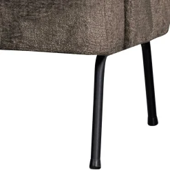 Wohnen Strukturstoff Sessel in Graubraun - Lorenaru