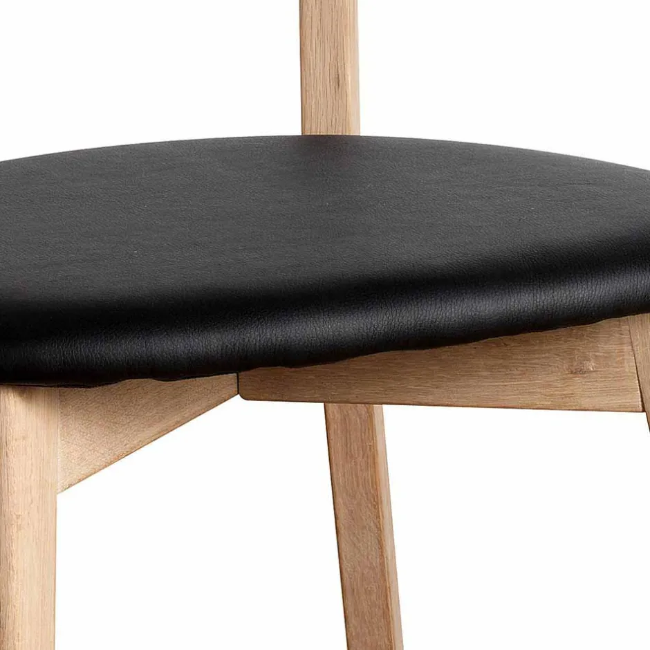 Stuhl aus geseiftem Eichenholz - Losiamos (2er Set)^Wohnen Discount