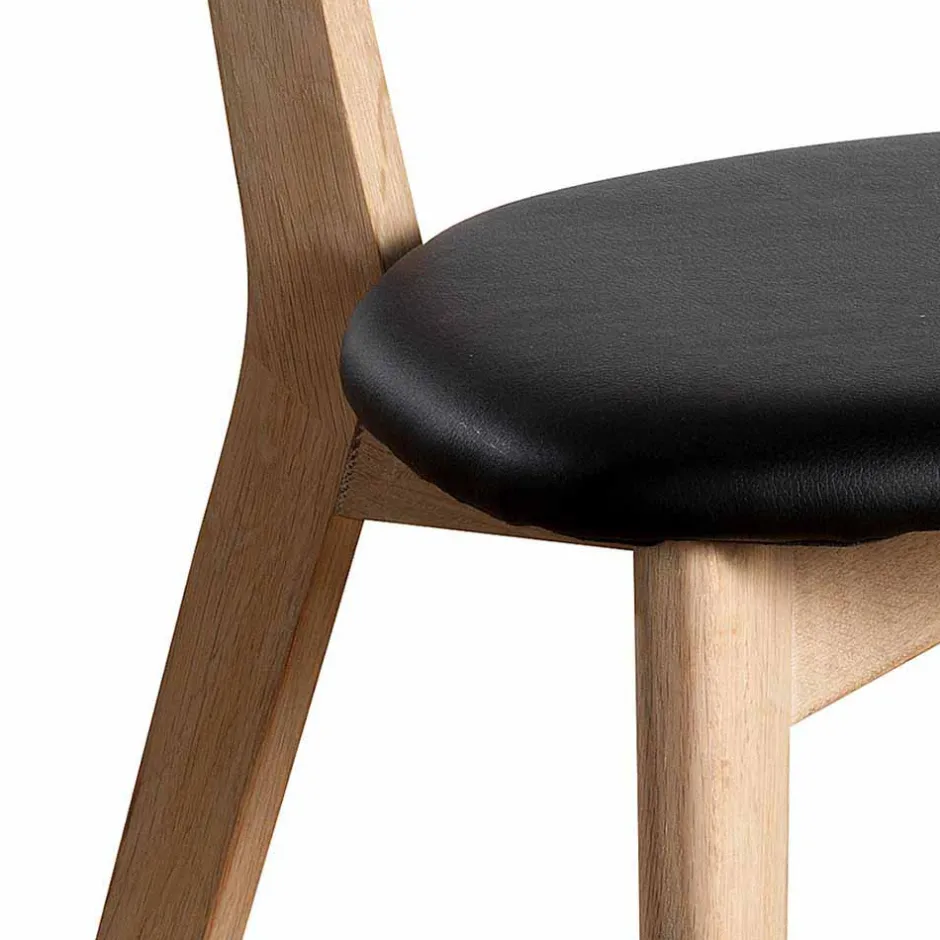 Stuhl aus geseiftem Eichenholz - Losiamos (2er Set)^Wohnen Discount