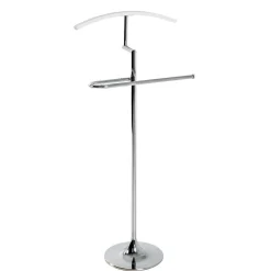 Herren Wohnen Stummer Diener in Chrom & Weiß - Sescina