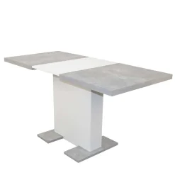 Wohnen Säulentisch & Schwingstühle Kombi - Bogna (fünfteilig)