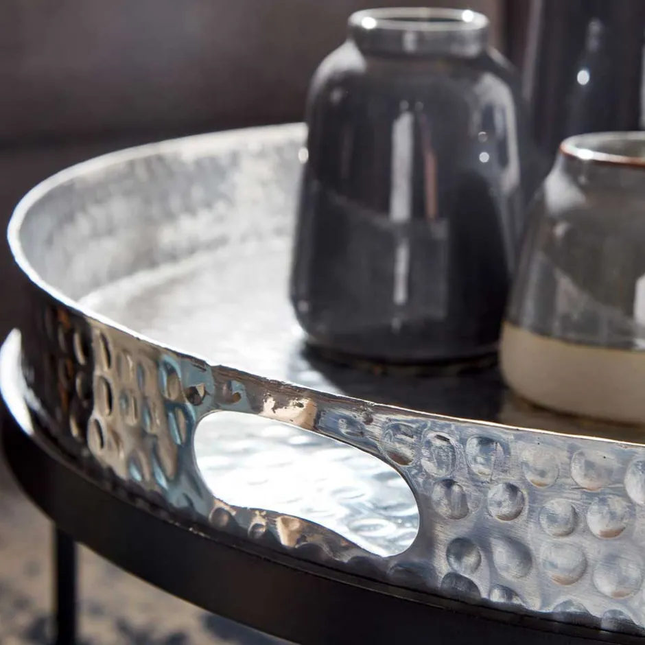 Tablett Couchtische in Silber - Astuto (zweiteilig)^Wohnen Hot