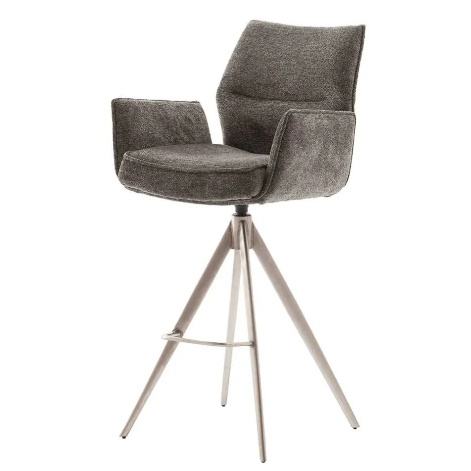 Taschenfederkern-Barstühle mit Armlehnen - Swanda (2er Set)^Wohnen Outlet