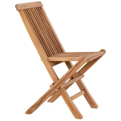 Teak Kinderstühle mit 33 cm Sitzhöhe - Almente (2er Set)^Wohnen Discount