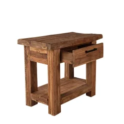 Wohnen Teak Telefontisch Ragista aus Recyclingholz massiv